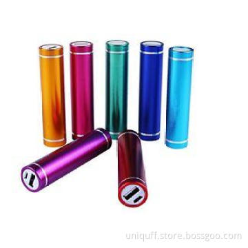 Tube External Portable Power Bank , lithium polymer Power B